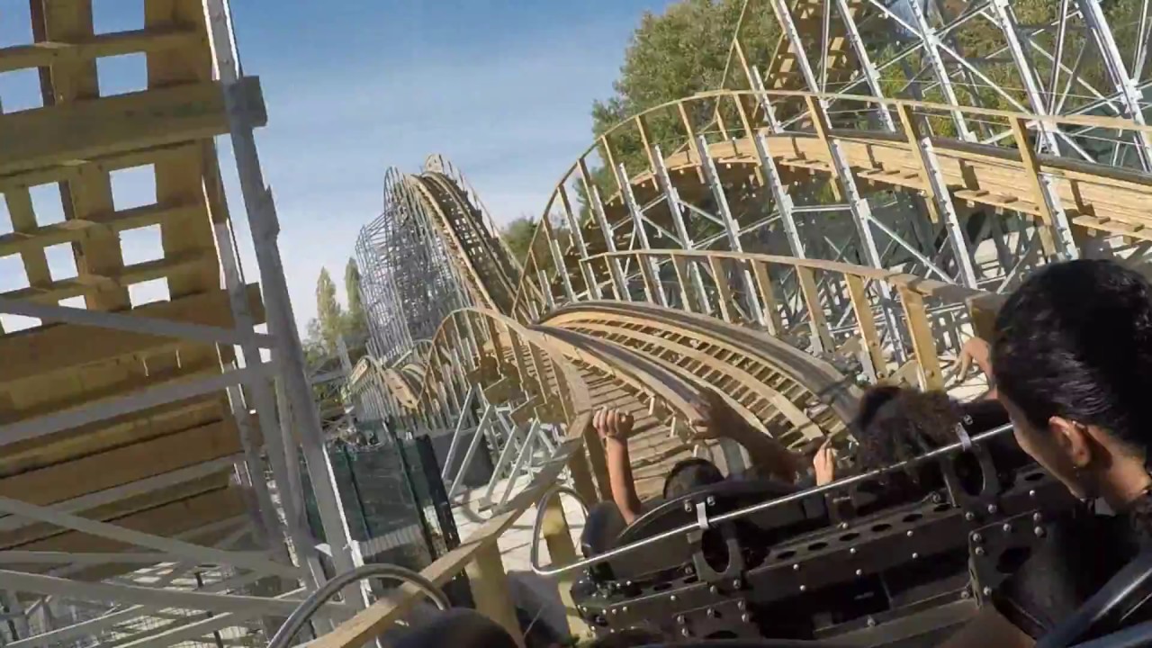 parc saint paul wood express (off ride et on ride) full hd 2018 YouTube