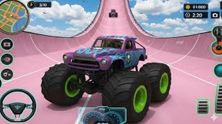 Crazy Monster Truck Ramp Rush! Extreme GT Stunt Racing | Impossible Stunts screenshot 4