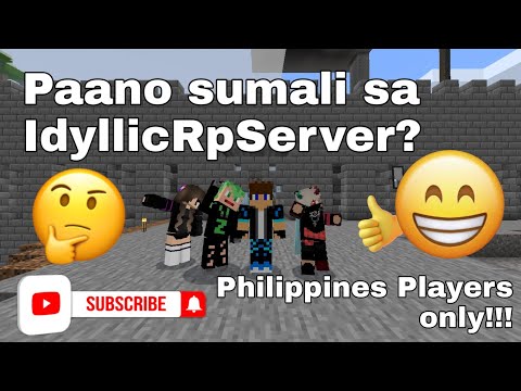Minecraft - Paano sumali sa server namin? | IdyllicRpServer (1.16.40.02) | TAGALOG