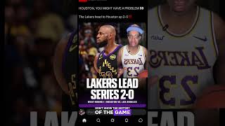 Lebron leads Lakers to 2-0 series lead over KD &amp; Houston rockets #nbaplayoffs