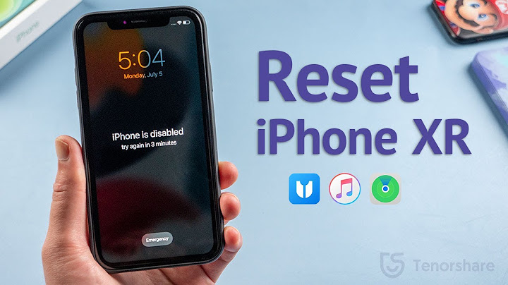 How to reset iphone xr to factory settings without password