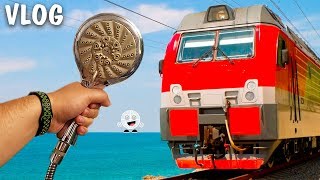Душ в поезде РЖД! VLOG еду в КУРСК поезд москва белгород Душ в поезде РЖД! VLOG еду в КУРСК поезд москва белгород