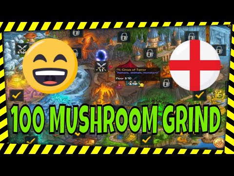100 MUSHROOMS for Level Grind ☺ W54 ☺ Shakes and Fidget