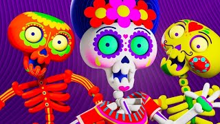 Video voorbeeld van "Chumbala Cachumbala 🎃 Las Calaveras Salen de su Tumba 🎃 Canción de Halloween | El Reino Infantil"