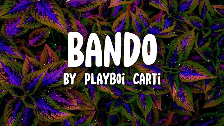 Bando By PlayBoi Carti (Sped Up + Lyrics) TikTok Version “ I know some N in ClayCo” - DayDayNews