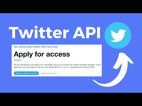 How to connect to Twitter API 2021 | #1 REGISTER