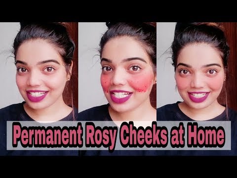 How to get Blushy cheeks  Naturally at Home || Super Easy & Affordable ||