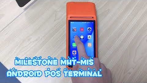 M1S android pos terminal with printer camera scanning for retail