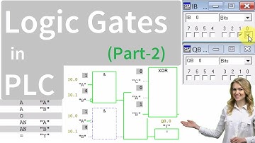 Logic Gates in PLC ( Simatic STEP7 Siemens):Part-2