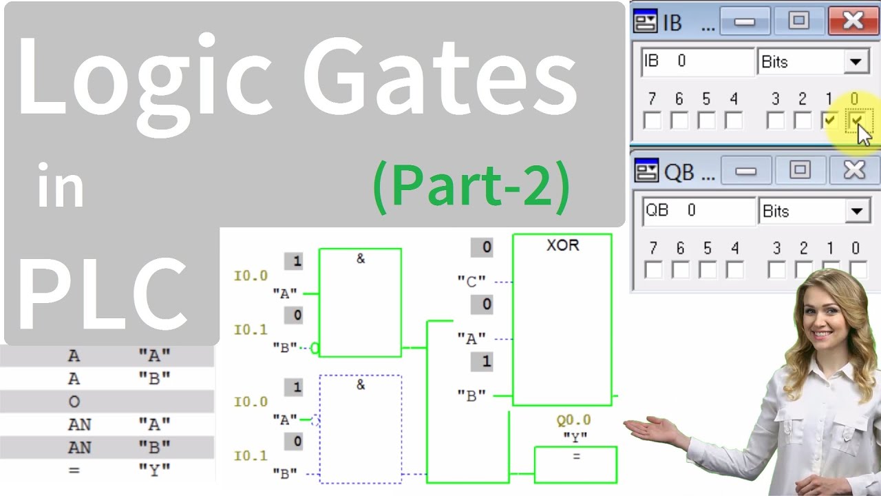 Logic Gates in PLC ( Simatic STEP7 Siemens):Part-2 - YouTube