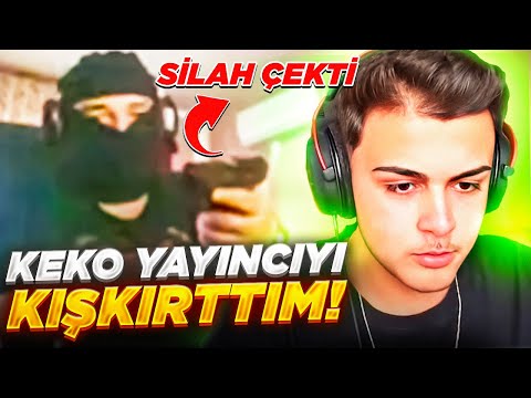 ADANALI YAYINCIYI HİLEYLE KIŞKIRTTIM - SİLAH ÇEKTİ ! (CS:GO)