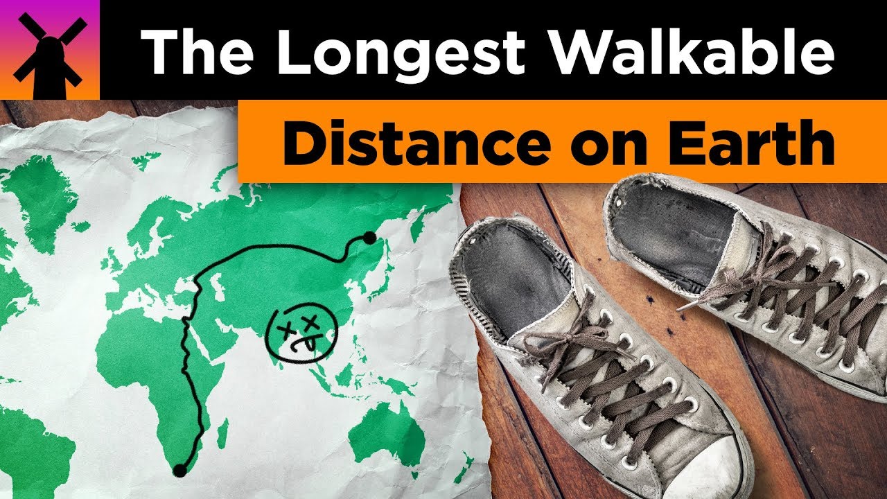 ⁣What's the Longest Walk-able Distance on Earth?