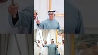 سمو الشيخ منصور بن محمد بن راشد في عرضة تراثية 🔥 Emirati Yowlah | Sheikh Mansoor #emirati