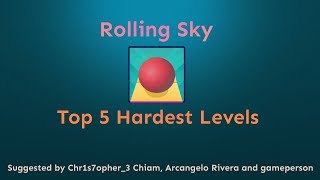 Rolling Sky  Top 5 Hardest Levels