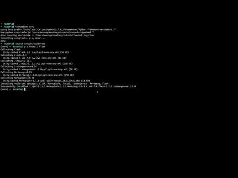 First Flask Hello World Web Application