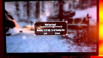 Skyrim Tips - Fast Waiting Time Glitch (XBOX 360)