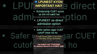 Use coupon code “LPUXFX066” for maximum Discount on LPUNEST 2026.