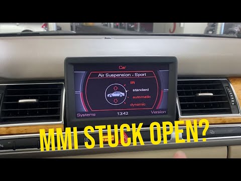 How to fix an MMI screen on an Audi A8 D3 2006