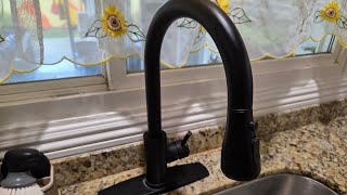 FORIOUS Black Kitchen Faucet with Soap Dispenser and Pull Down Sprayer |QUICK OVERVIEW|