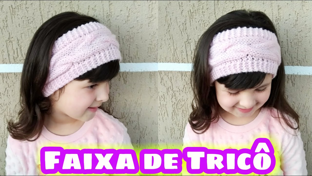 Faixinha de Tricô; Head band de Tricô | Ana Alves