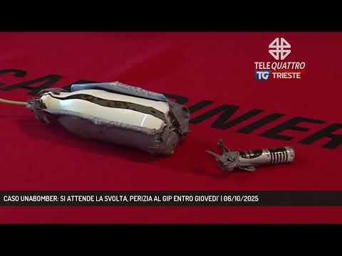 CASO UNABOMBER: SI ATTENDE LA SVOLTA, PERIZIA AL GIP ENTRO GIOVEDI' | 06/10/2025