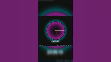 ⏰Neon Analog Clock Design with HTML CSS JavaScript | Cool UI Project #html #css #javascript #clock
