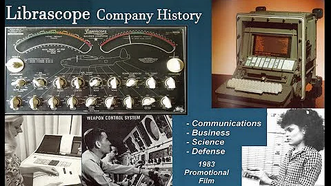 1983  Librascope Company Glendale History (Singer, Lockheed, computers, defense, military submarine)