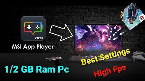 How To Fix lag of Free Fire Max in Msi 5 ,Msi app player lag fix