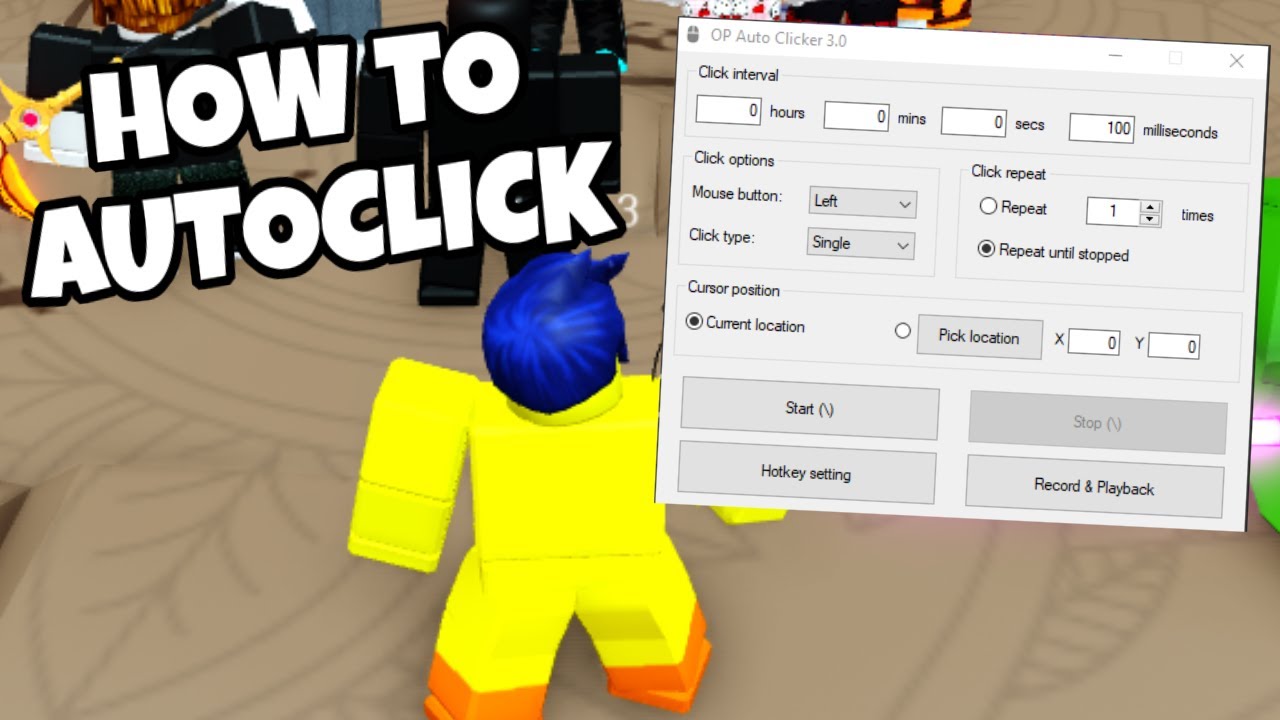 HOW TO GET THE *FASTEST* AUTO CLICKER in Roblox 2023 