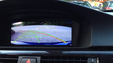 BMW 335i Reverse Camera w/ Dynamic Parking Lines