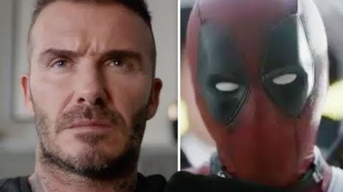 David Beckham makes dig at Ryan Reynolds in Deadpool 2 video WATCH