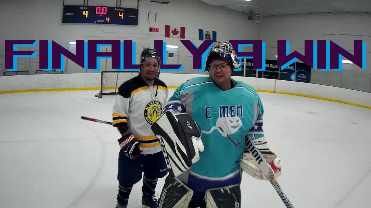 CCRHL ERHL EDMONTON BEER LEAGUE C-MEN VS. ANGRY DRAGONS Round 2 (FINALLY A WIN)