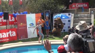 Video HD Completo : Sigrid Alegría Piscinazo Reina del Festival de Viña del Mar #Viña2014