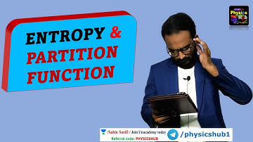 ENTROPY AND PARTITION FUNCTION | PHYSICS HUB