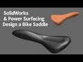 How to Model a Bike Saddle in SolidWorks & Power Surfacing | Step-by-Step Tutorial
