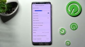 How to Turn On / Turn Off the Automatic Display Brightness Option on the HUAWEI Mate 50 Pro