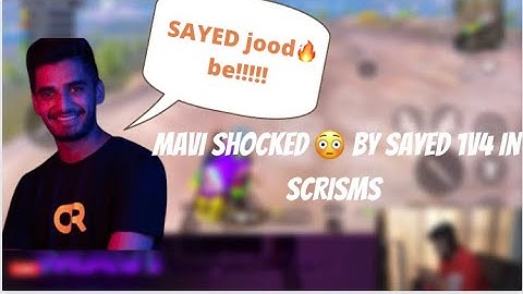 Tx Syed 1v4 🔥saved Mavi 🥵|| Mavi shocked 😮 by sayed op in scrisms