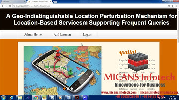 A Geo  Indistinguishable location perturbation mechanism for location - IEEE PROJECTS 2018