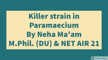 Killer strain in Paramecium | Cytoplasmic Inheritance | CSIR NET Life Sciences