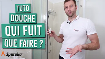 Comment réparer robinet de douche qui coule ?