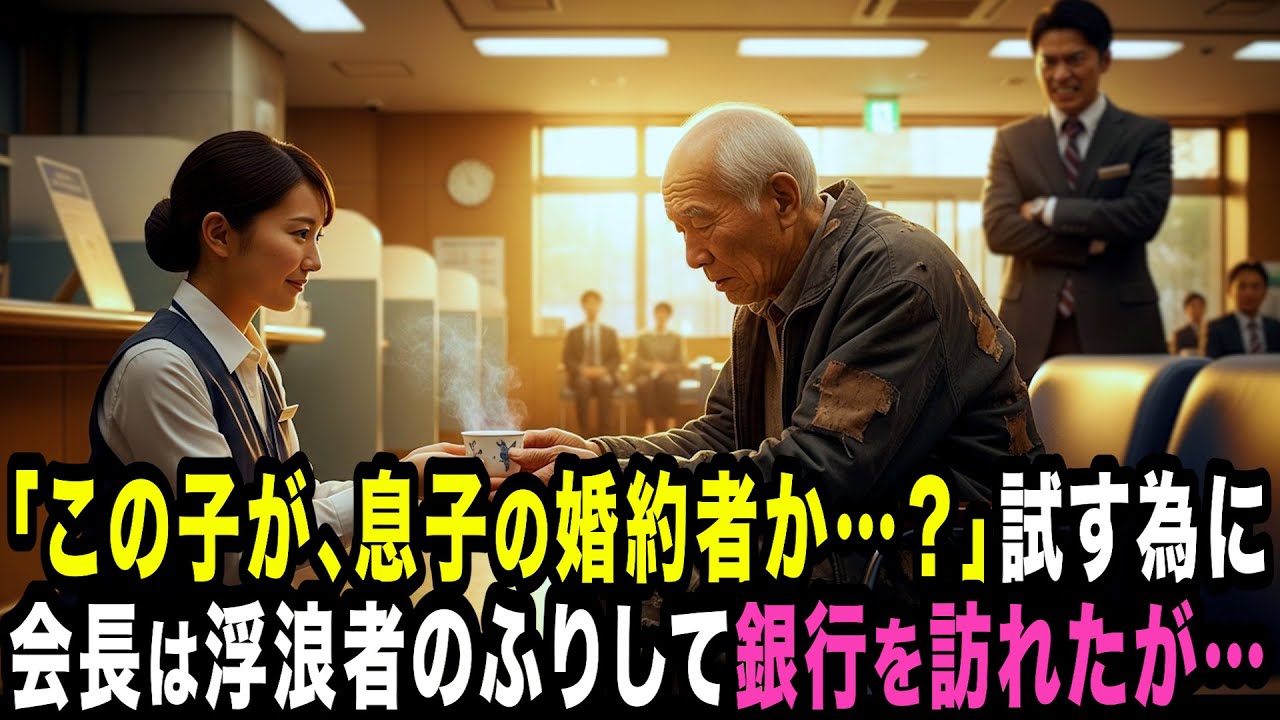 「浮浪者」を見下した銀行員。“取引先の会長”だと知らずに。翌日、銀行は倒産の危機に…