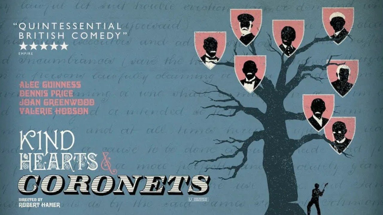 Kind Hearts and Coronets 1949 Film | Dennis Price + Alec Guinness