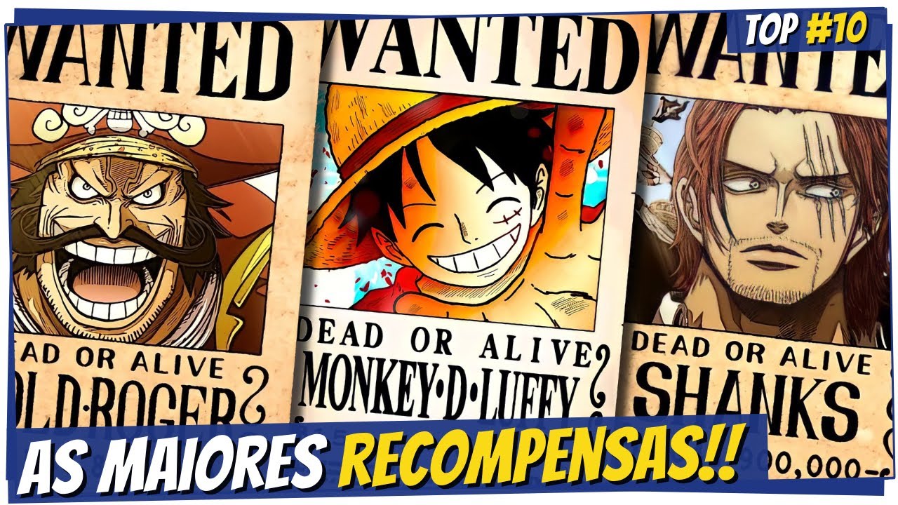 as recompensas dos piratas mais fraco de One Piece part 10