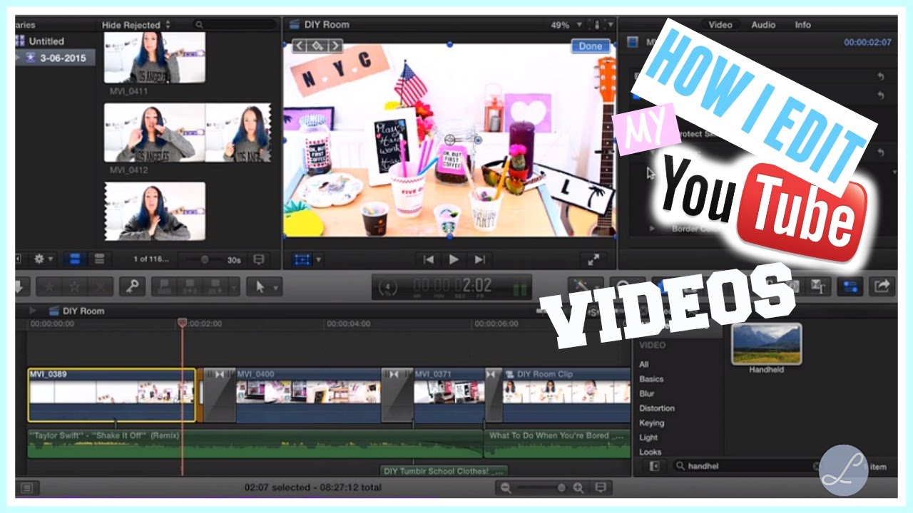 How I Edit My Youtube Videos Final Cut Pro Color Correct