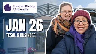 Study MA Education TESOL or MSc International Business in the UK Lincoln Bishop Uni Info Sesh 2026