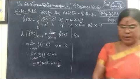 11th B-Maths [Part-275] Example-5.14,5.15 Diff calculus Gomathi dharmarajan