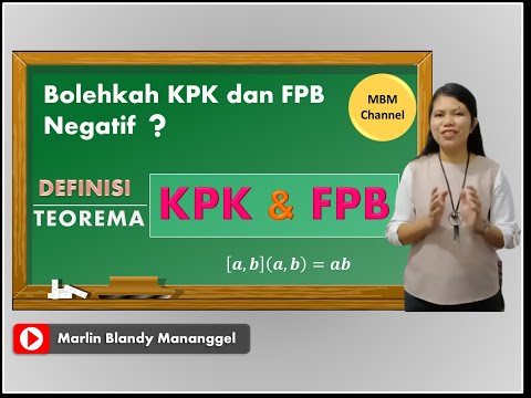 Teori Bilangan: Definisi KPK dan FPB serta contoh