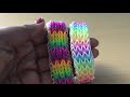 Easy Triple Fishtail Bracelet ( Rainbow Loom)