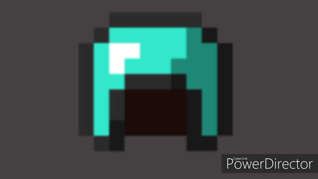 Minecraft Diamond Helmet Pixel Art