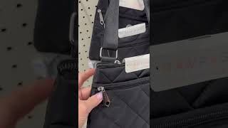 QUILTED CROSSBODY BAG AT DOLLAR TREE #dollartree #crossbodybag #shopping